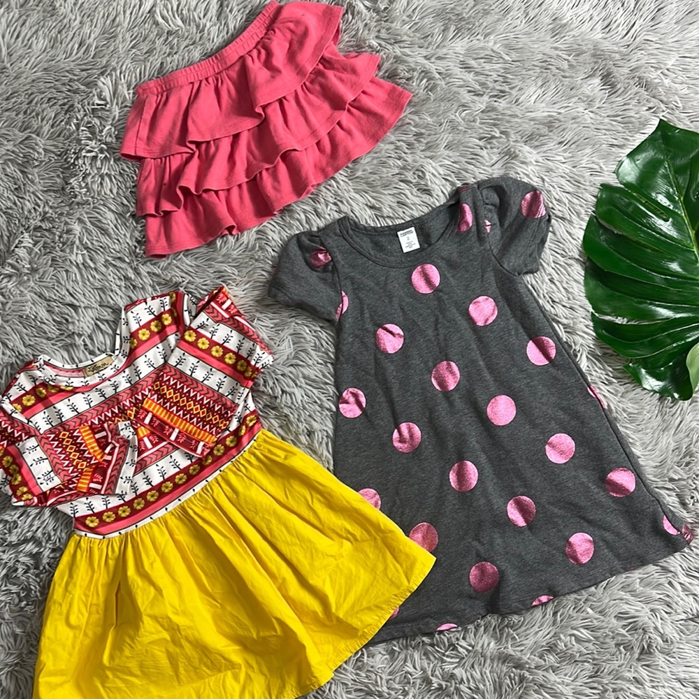 🌺toddler girls dress/skirt bundle size 2T